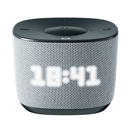 Портативная акустика Sber Boom Home SBDV-00171G умная Салют серая 8W Mono BT/Wi-Fi (без.бат)