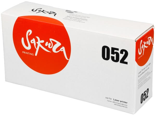 Картридж Sakura SACRG052 для Canon i-SENSYS LBP212/214/215, i-SENSYS MF421/426/428/429, черный, 3 100 к.