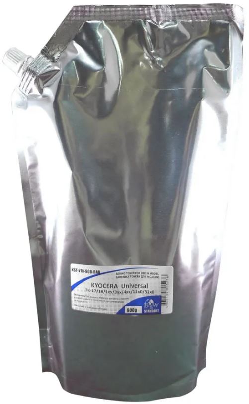 Тонер B&W (Black&White) KST-210-900-bag для Kyocera Universal (TK-17/18/1xx/3xx/4xx/11x0/1200/31x0) (пакет 900г) фас.Россия