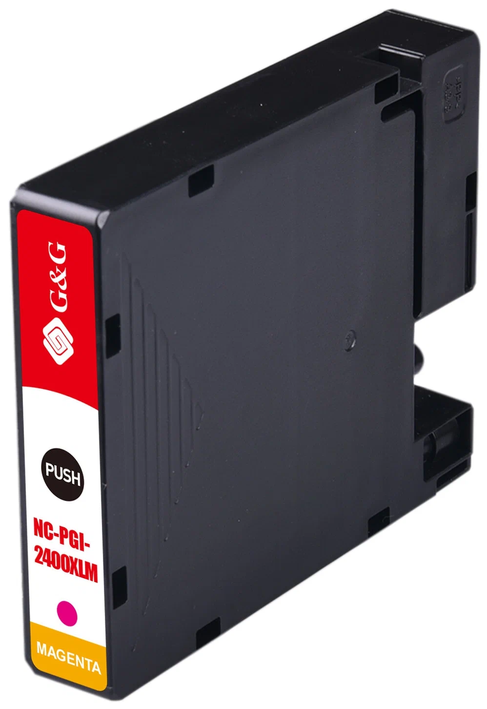 Картридж G&G GG-PGI-2400XLM струйный PGI-2400XL M пурпурный (20.4мл) для Canon MAXIFY iB4040/ МВ5040/ МВ5340