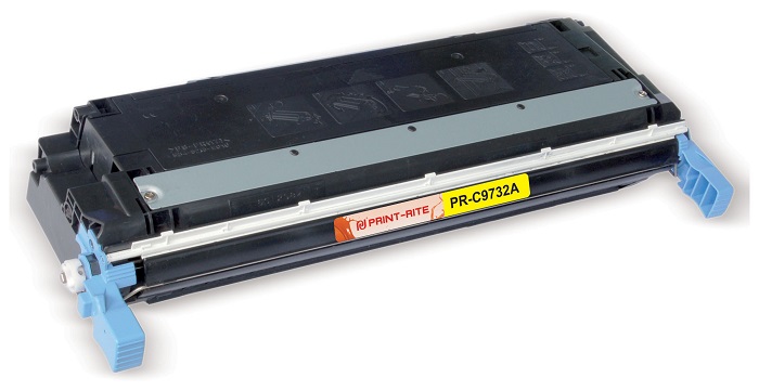 Картридж Print-Rite PR-C9732A C9732A желтый (13000стр.) для HP CLJ 5500/5550