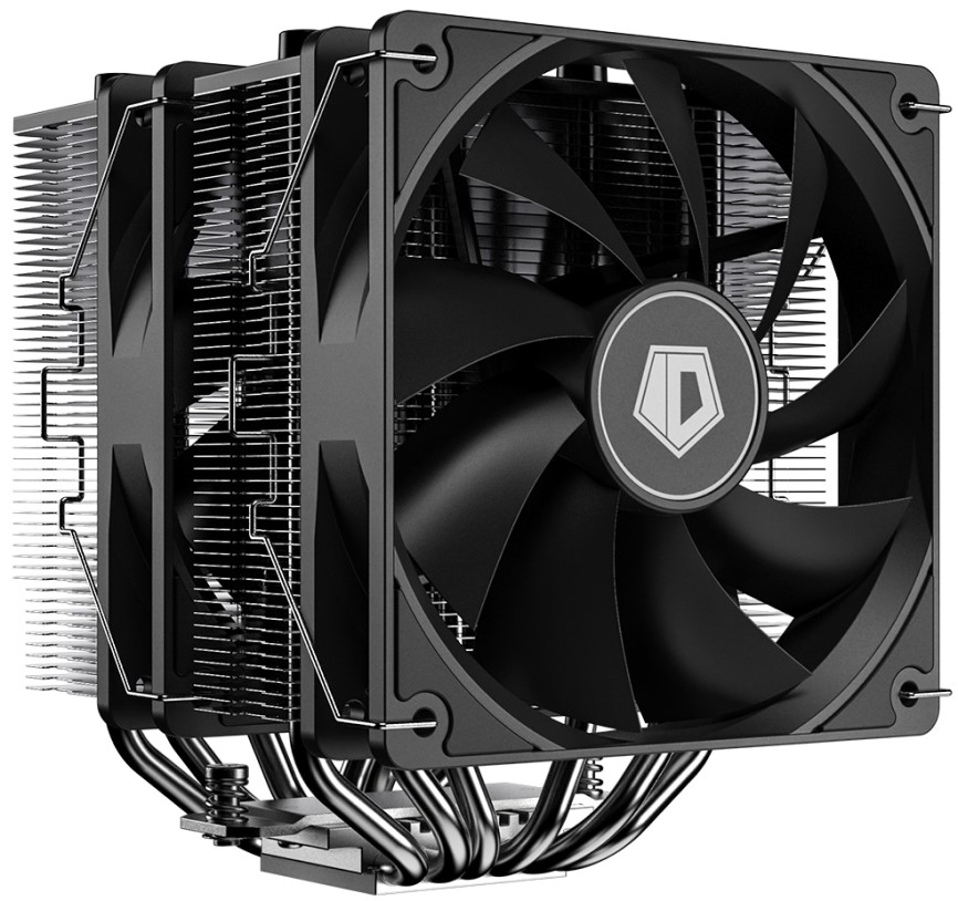   Xcom-Shop Кулер ID-Cooling SE-206-XT LGA2066/2011/1700/1200/115x/AM5/AM4 (2*120m fan, 700-1800rpm, 76.16CFM, 15.2-35.2dBA, 250W TDP, 4-pin PWM)