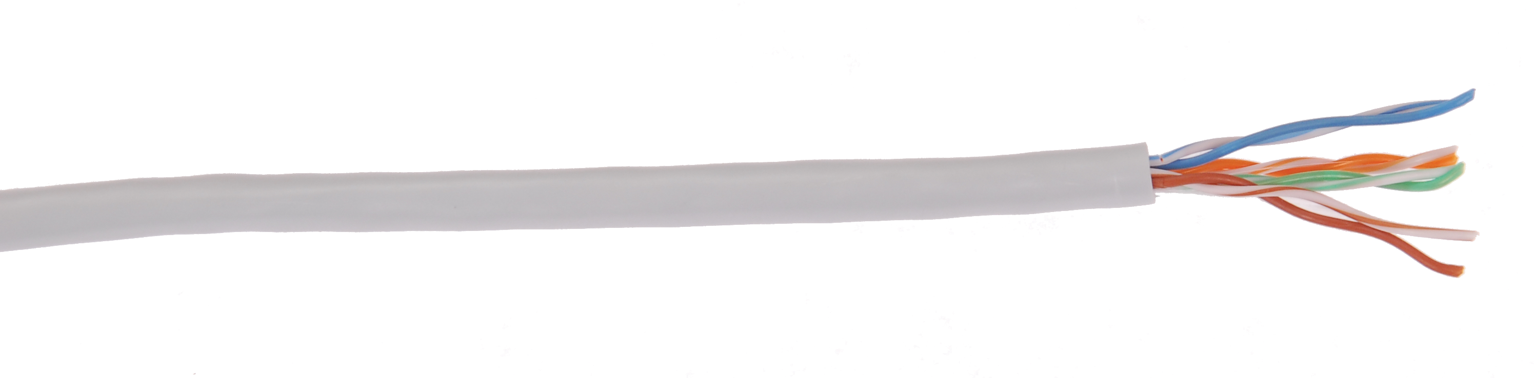 Кабель витая пара U/UTP 5e кат. 4 пары ITK LC1-C5E04-111 24AWG(0.51 мм), медь, одножильный (solid), внутренний, PVC, серый, уп/305м ''GREEN''