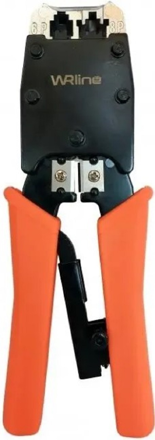 Инструмент для обжима WRLine WR-500R для RJ45/8P8C, RJ12/6P6C и RJ11/6P4C