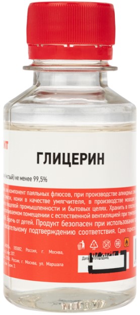 Расходные материалы  Xcom-Shop Глицерин Rexant 09-3721 100 мл, флакон