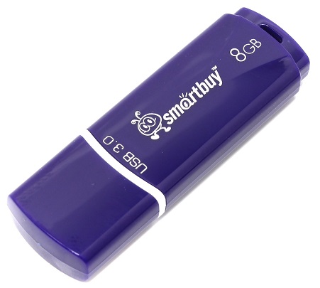 Накопитель USB 3.0 8GB SmartBuy SB8GBCRW-Bl Crown синий
