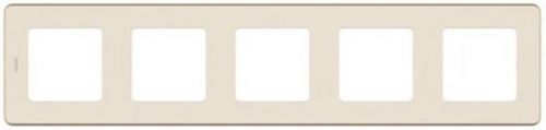 Рамка Legrand 673971 Inspiria слоновая кость - 5 постов
