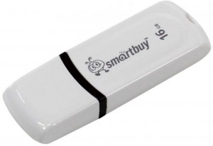 Накопитель USB 2.0 16GB SmartBuy SB16GBPN-W Paean белый