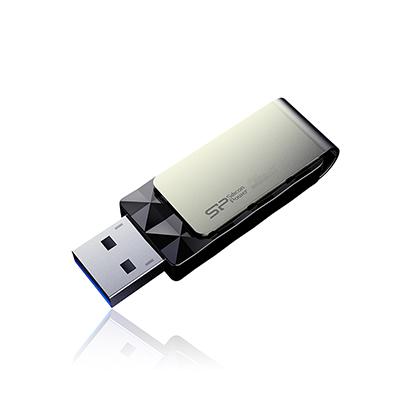Накопитель USB 3.0 8GB Silicon Power Blaze B30 SP008GBUF3B30V1K черный/серебристый