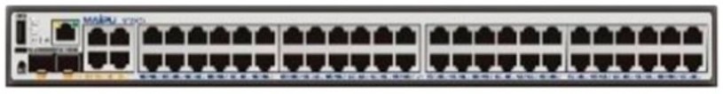 Маршрутизатор Maipu MP2900X-24D-AC D1 Version:One RJ45 console port, one micro USB console port, one USB interface,four 1000M WAN ports(two Combo),48