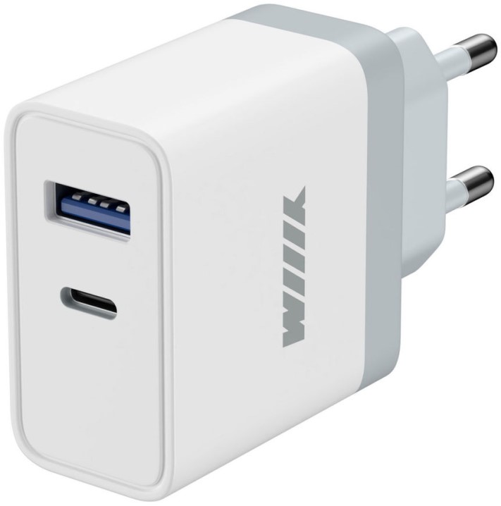 Зарядное устройство сетевое Wiiix UNN-4-2-01-QC 3A+2.4A PD+QC универсальное белый