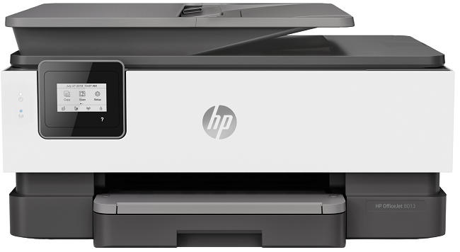 МФУ HP OfficeJet 8013 1KR70B A4, 18/10 стр/мин, дуплекс, AirPrint, USB, WiFi