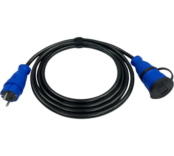 Удлинитель силовой iTOK i-CONNECT-COLOR-SU-KG-210-1-44-20-BLUE тип SU серии iCONNECT COLOR без земли КГтп-ХЛ 2х1 мм 1 гнездо IP44 ГОСТ цвет синий 20 м