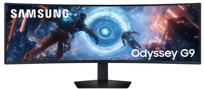 Монитор 49 Samsung Odyssey G9 S49FG916EIXCI 5120x1440 LED, 32:9, VA, 350cd, 2500:1, 1ms, 178/178, DP, HDMI, 144Hz, Curved 1000R, tilt, HAS, pivot, VE