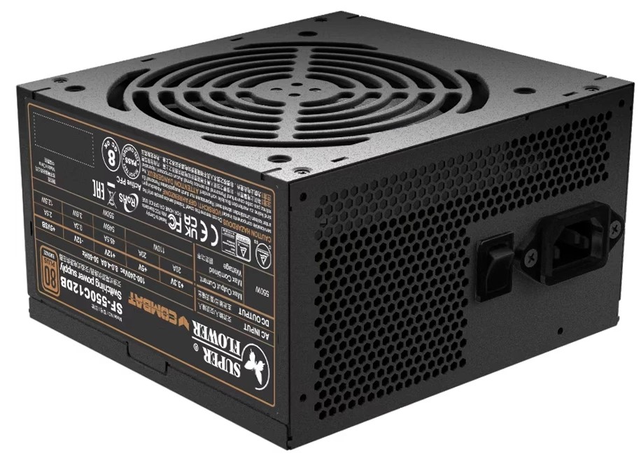 Блок питания ATX Super Flower Combat DB SF-550C12DB 550W, 80+ Bronze