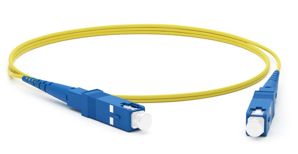 Кабель патч-корд волоконно-оптический Hyperline FC-S2-9-SC/UR-SC/UR-H-2M-LSZH-YL SM 9/125 (OS2), SC/UPC-SC/UPC, 2.0 мм, simplex, LSZH, 2 м
