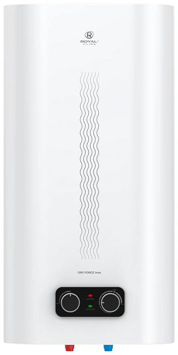Водонагреватель Royal Clima RWH-DF30-FS DRY FORCE Inox, 700/1300/2000 Вт, 30л, сухой тэн