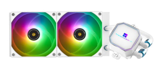 Системы жидкостного охлаждения Система охлаждения жидкостная Thermalright Frozen Prism 240 White ARGB F-PRISM-240-WH-ARGB LGA1366/115X/1200/1700/2011/2011-3/2066/AM4/AM5 (2*120mm fa