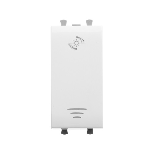 Диммер DKC 4400341 модульный, кнопочный для LED ламп, Белое облако, 1 модуль, Avanti
