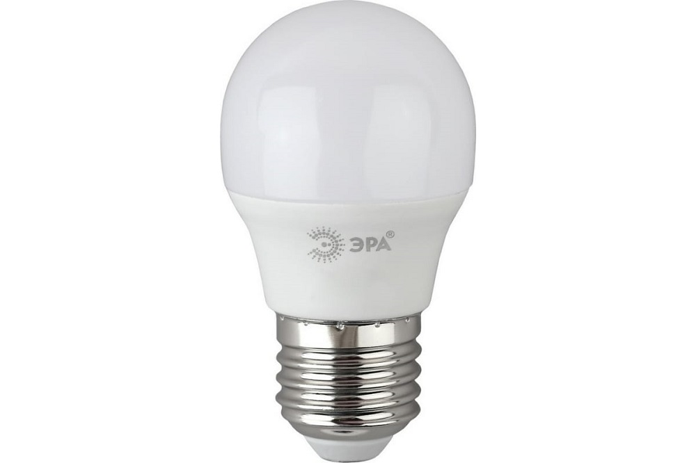 Лампа светодиодная ЭРА Б0045357 LED P45-6W-865-E27 R (диод, шар, 6Вт, хол, E27)