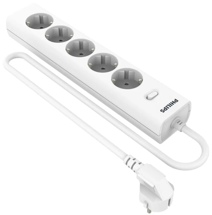 Сетевой фильтр Philips CHP2155WA/51 5 Розеток, кабель - 2M белый