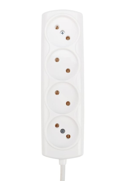 Удлинитель PROconnect 11-7222 OPTIMA 4 гнезда, 5 м, 2х0.75 мм2, б/з, белый