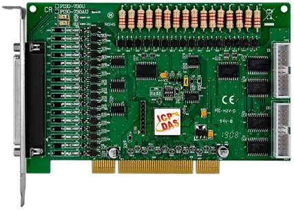 Плата ICP DAS PISO-730AU-5V CR Universal PCI, 32-ch Isolated Digital I/O and 32-ch Digital I/O Board (Current Sourcing, PNP) (RoHS) Includes one CA-40