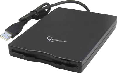 Дисковод FDD внешний Gembird FLD-USB Black, USB 2.0