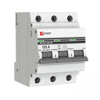  Выключатель нагрузки EKF SL125-3-100-pro 3п 100А ВН-125 PROxima