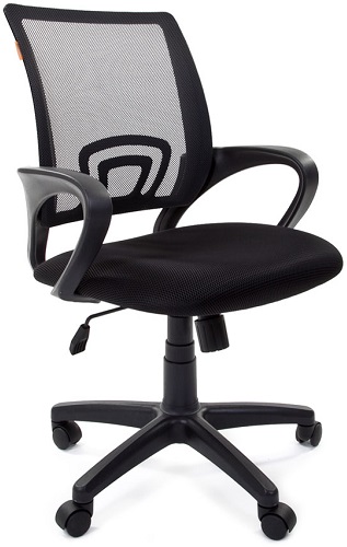 Кресло офисное Chairman 696 Chairman 7000799 черное (TW-01), до 120 кг
