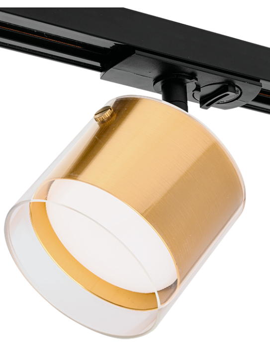 Светильник WOLTA WTL-GX53/07G трековый под лампу GX53 Золотой ORO