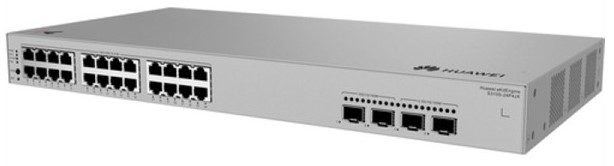 eKit Коммутатор Huawei S310S-24P4JX 98012525 (L2+, 24*10/100/1000BASE-T ports (400 W PoE+), 2*10GE SFP+ ports, 2*2.5GE SFP ports, built-in AC power)