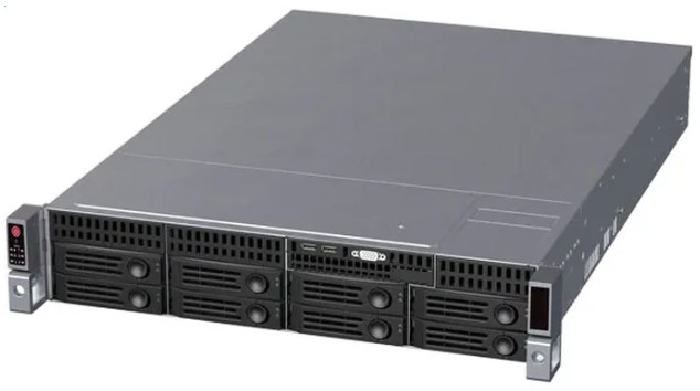 Корпус серверный 2U Ablecom CS-R28-03P 1200W, 8*3.5 HS SAS/SATA, no rails