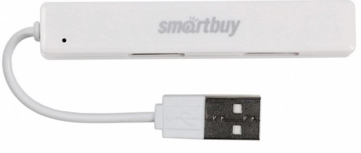 Разветвитель SmartBuy SBHA-408-W 4 порта, белый (1/5)
