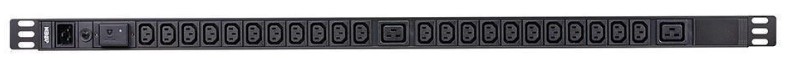 Разное  Xcom-Shop Блок распределительный Aten PE0224SG-AT-G 16A 24-outlets (22xC13+2xC19) 0U Basic PDU with Surge Protection
