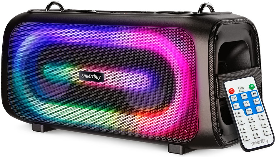 Портативная акустика SmartBuy SBS-5530 напольная AGILITY, 28Вт, Bluetooth, MP3, FM-радио, микрофон (1/6)