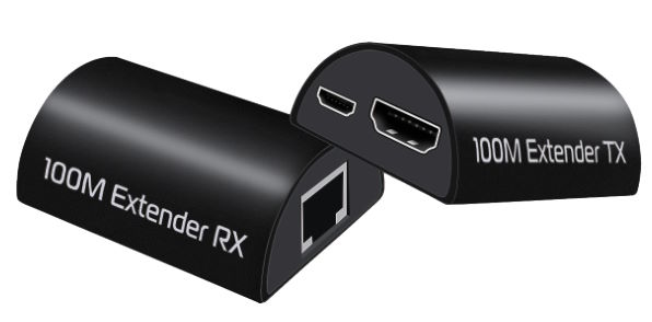 Удлинитель сигнала IconBit HS-2510 HDMI поддержка 4К30, дистанция до 100 метров
