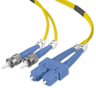Патч-корд волоконно-оптический Vimcom SC-ST Duplex 15m 9/125