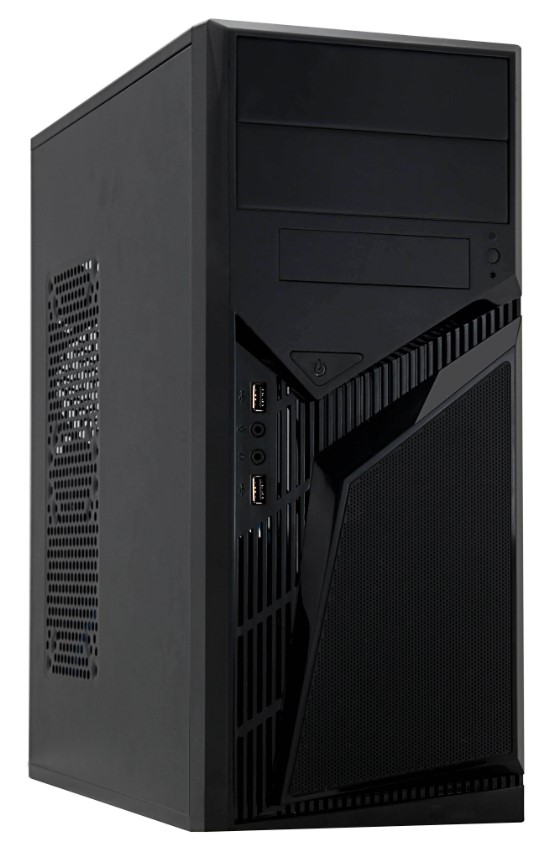 Корпус PowerCool S1007BK-U3-450W без ТМ, (Midi Tower, 2*USB 3.0, Black, ATX 450W-120mm, 24+8pin),