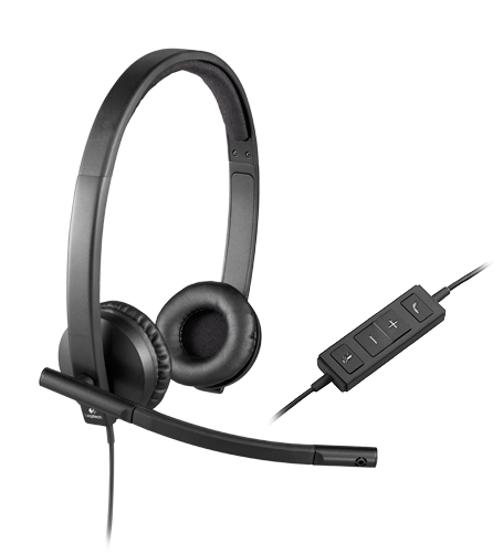 Гарнитура проводная Logitech H570e 981-000575 USB