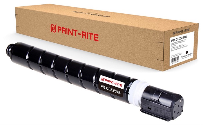 Картридж Print-Rite PR-CEXV54B C-EXV54B черный (15500стр.) для Canon ImageRunner C3025 MFP/ C3025i MFP