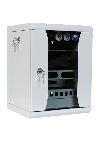 Шкаф настенный 10, 8U ЦМО ШРН-8.255-10 телекоммуникационный настенный, (320х255)