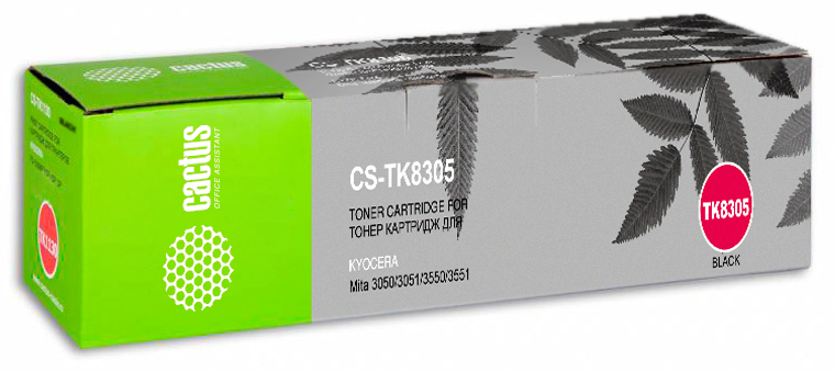 Картридж Cactus CS-TK8305 черный (25000стр.) для Kyocera Mita 3050/3051/3550/3551