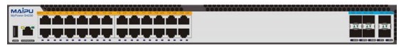 Коммутатор Maipu S4230-30TXF-AC 24-Port 100/1000M electric interfaces, 6-Port 10G SFP+ interfaces, Dual AC Power