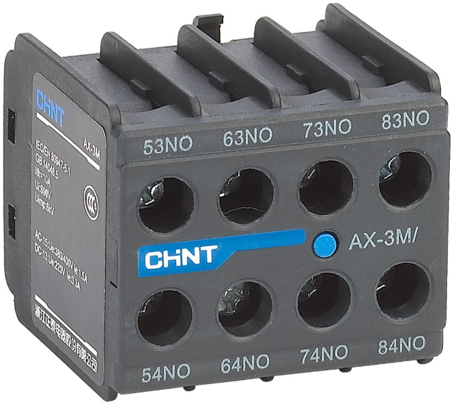 Приставка доп. контакты CHINT 925191 AX-3M/02 к контактору NXC-06M~12M