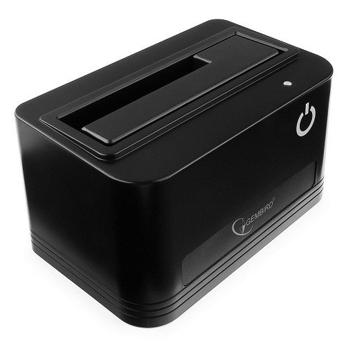 Док-станция Gembird HD32-U3S-4 2.5/3.5 HD32-U23-4, черный, USB 3.0, SATA, HDD/SSD