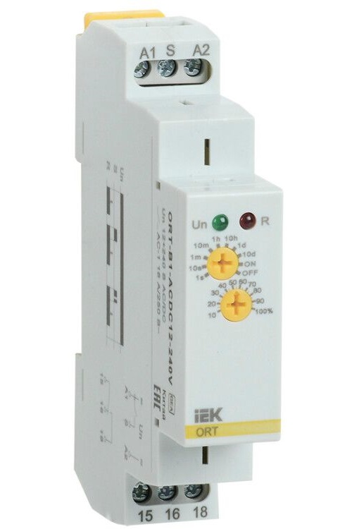 Реле задержки включения IEK ORT-A2-AC230V ORT 2 контакт 230В AC