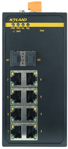 Коммутатор управляемый Kyland SICOM3000A 300071676 2 100Base-X SFP ports, 8 10/100Base-TX ports, RS232 RJ45, 12-24VDC(9-36VDC) dual redundant power su