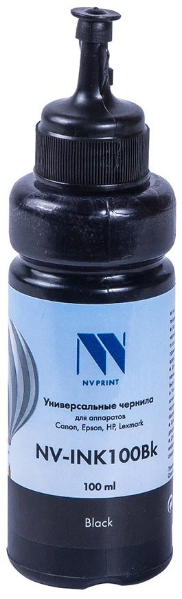 Чернила NVP NV-INK100U black для Сanon/Epson/НР/Lexmark 100 ml