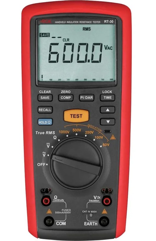 Измерители сопротивления Мегаомметр RGK RT-30 721371 RGK цифровой с поверкой
